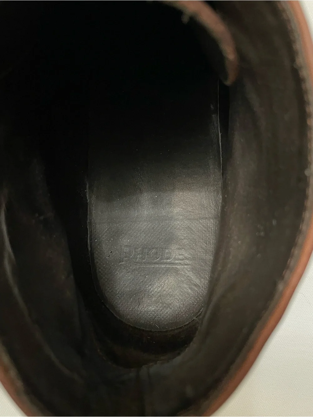 Rhodes Men's Felix Chukka Leather Boots in Brown Rust